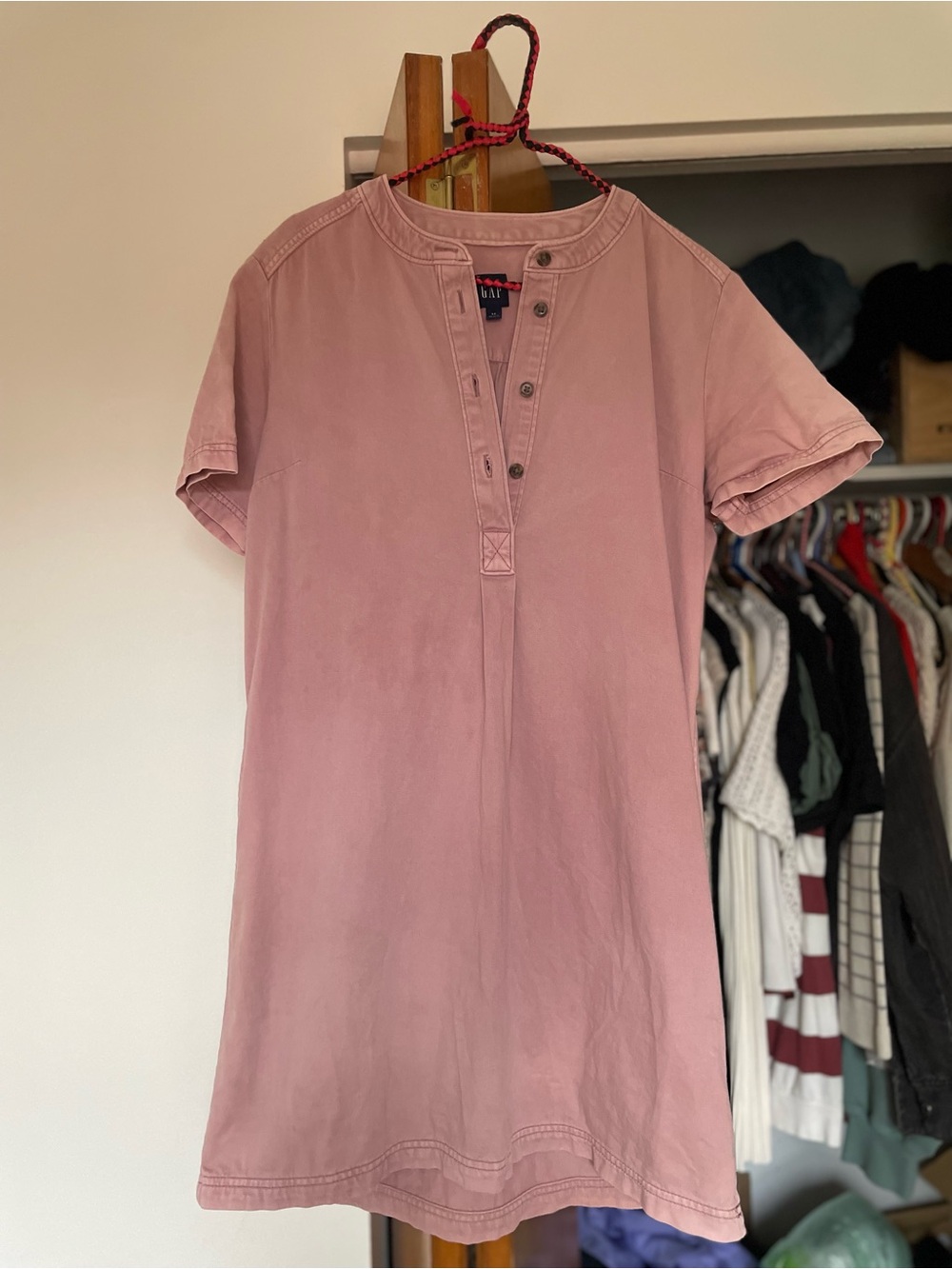 Blush Pink Short Sleeve Dress